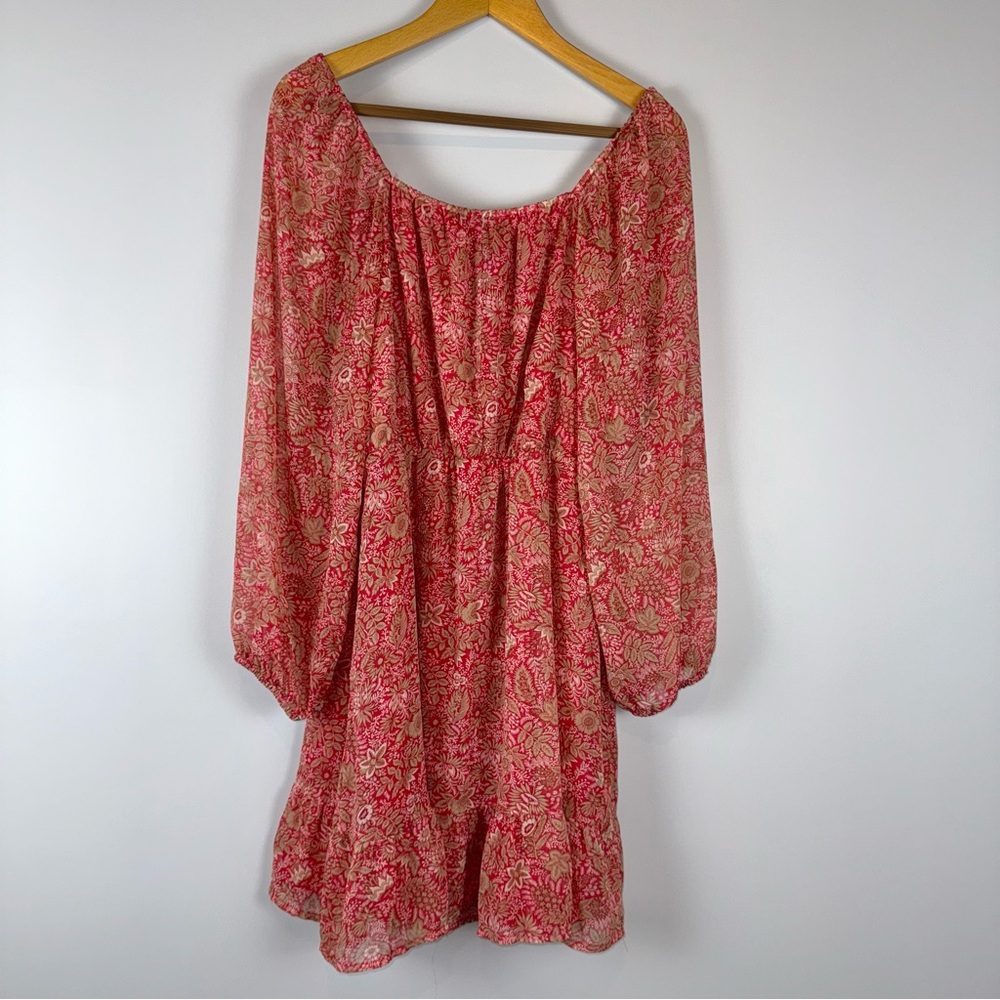 Banana Republic | Floral Long Sleeve Dress | Boho Style | Size M